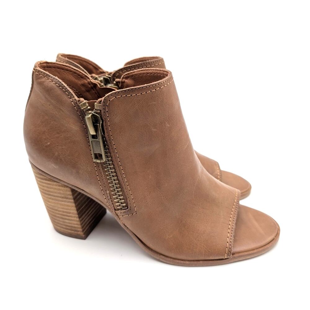 Lucky Brand Joseleen Peep Toe Heel Sandal Women's Tuscany Norway Size US9M EU40 - Picture 3 of 10
